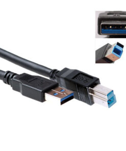 ACT USB 3.0 A male - USB B male 3,00 m
