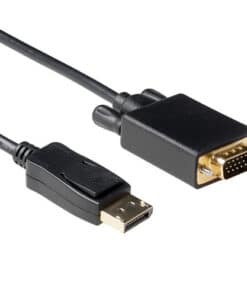 ACT 2 meter Verloop kabel DisplayPort male naar VGA male