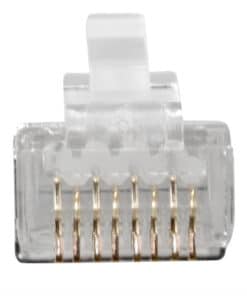 ACT RJ45 (8P/8C) CAT6A afgeschermde modulaire connector voor ronde kabel met massieve of soepele aders - Afbeelding 6