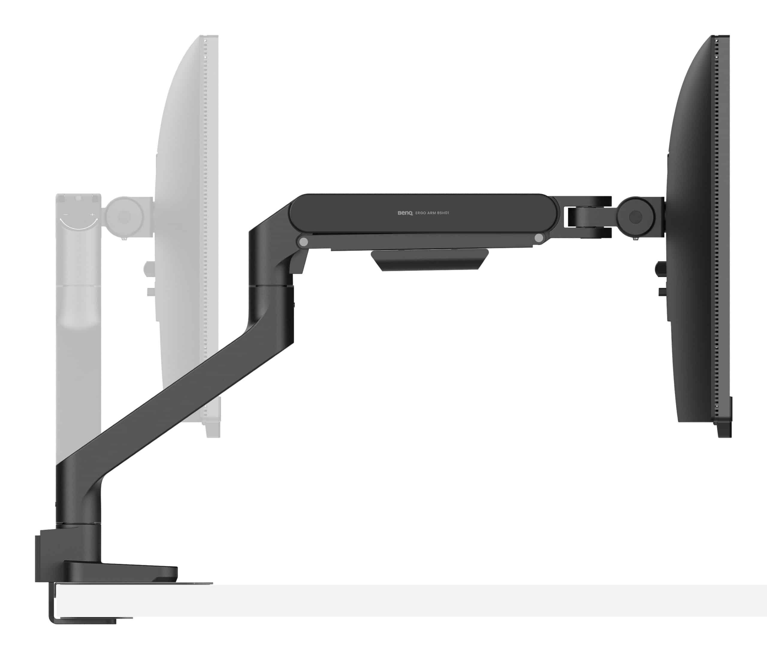 BenQ Ergo Arm BSH01 114,3 cm (45") Bureau Zwart - Afbeelding 3