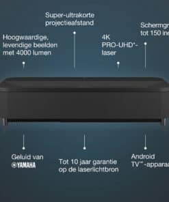 Epson EH-LS800B 4K PRO-UHD smart laserprojector, 4000 lumen, scherm van maximaal 150 inch - Afbeelding 3