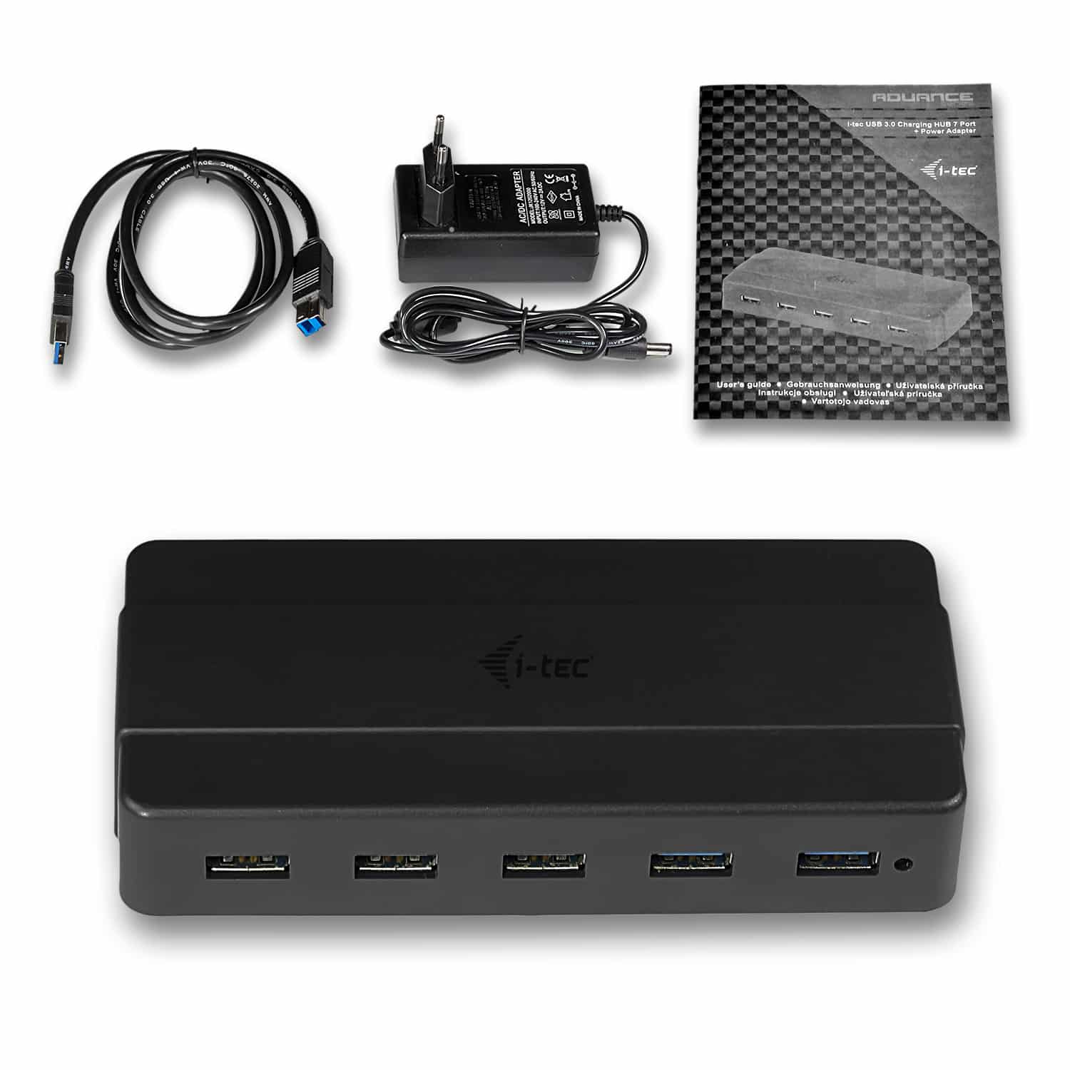 i-tec USB 3.0 Charging HUB 7 Port + Power Adapter - Afbeelding 5