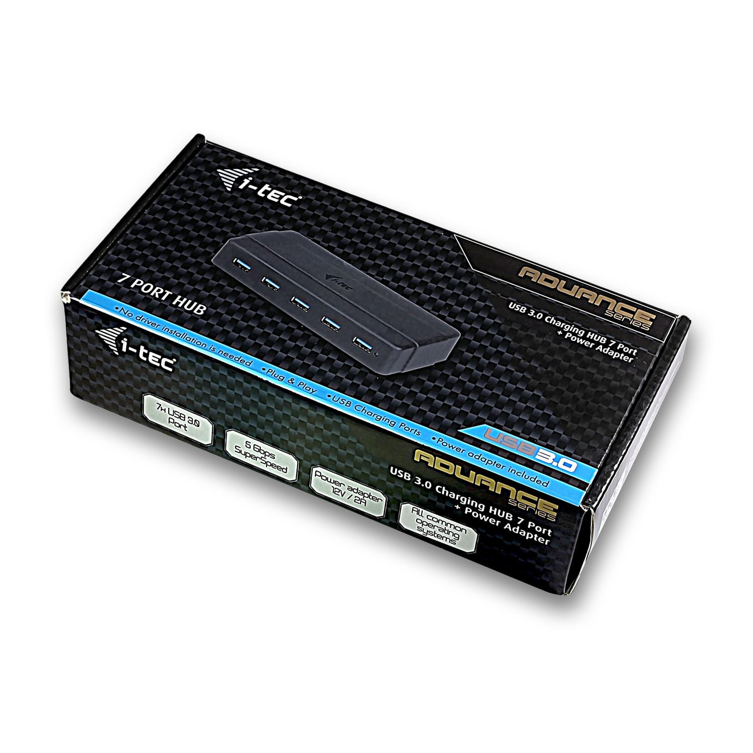 i-tec USB 3.0 Charging HUB 7 Port + Power Adapter - Afbeelding 6