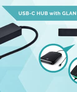 i-tec Advance USB-C Slim Passive HUB 3 Port + Gigabit Ethernet Adapter - Afbeelding 7