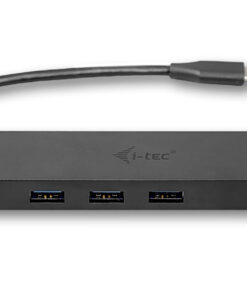 i-tec Advance USB-C Slim Passive HUB 3 Port + Gigabit Ethernet Adapter - Afbeelding 2