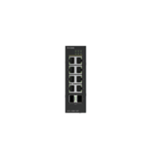 D-Link DIS-100G-10P netwerk-switch Unmanaged L2 Gigabit Ethernet (10/100/1000) Power over Ethernet (PoE) DIN rail Zwart