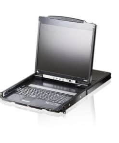ATEN CL5800N-ATA-EG rack console 48,3 cm (19") Zwart