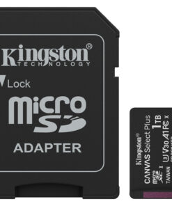 Kingston Technology 1TB microSDXC Canvas Select Plus Gen3 150MB/s A1 kaart + adapter
