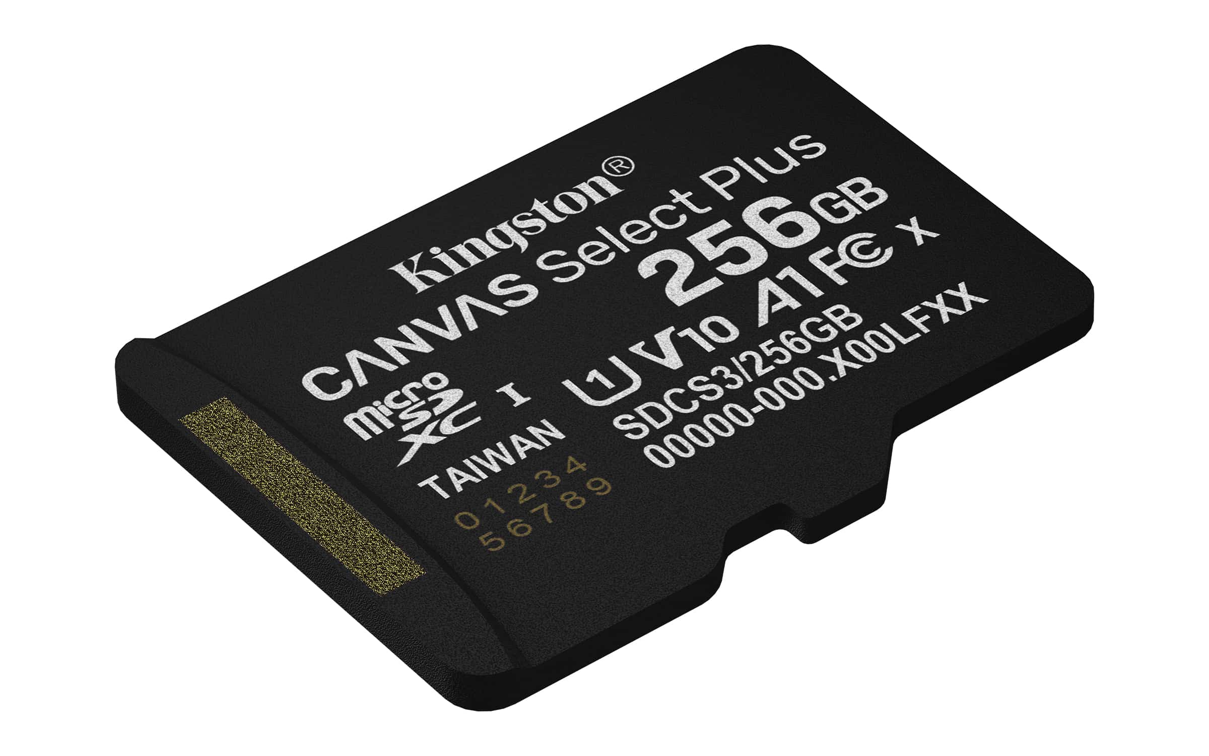 Kingston Technology 256GB micSDXC Canvas Select Plus Gen3 150R A1 enkel pakket zonder ADP - Afbeelding 2