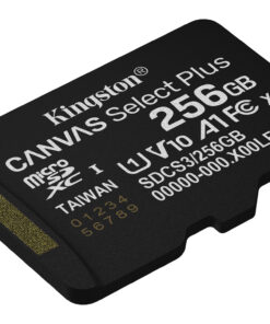 Kingston Technology 256GB microSDXC Canvas Select Plus Gen3 150MB/s A1 kaart + adapter - Afbeelding 4