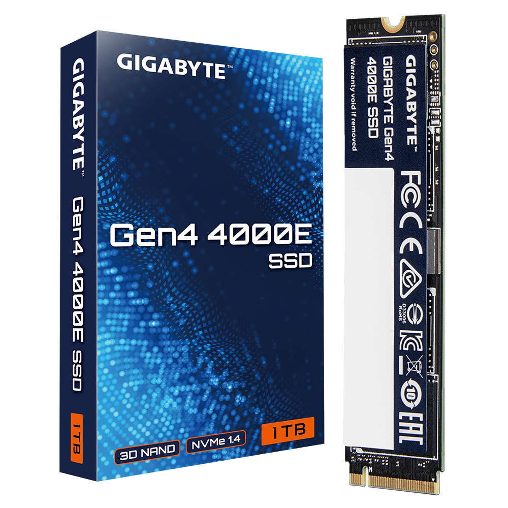 GIGABYTE Gen4 4000E 1 TB M.2 PCI Express 4.0 NVMe 3D NAND - Afbeelding 5