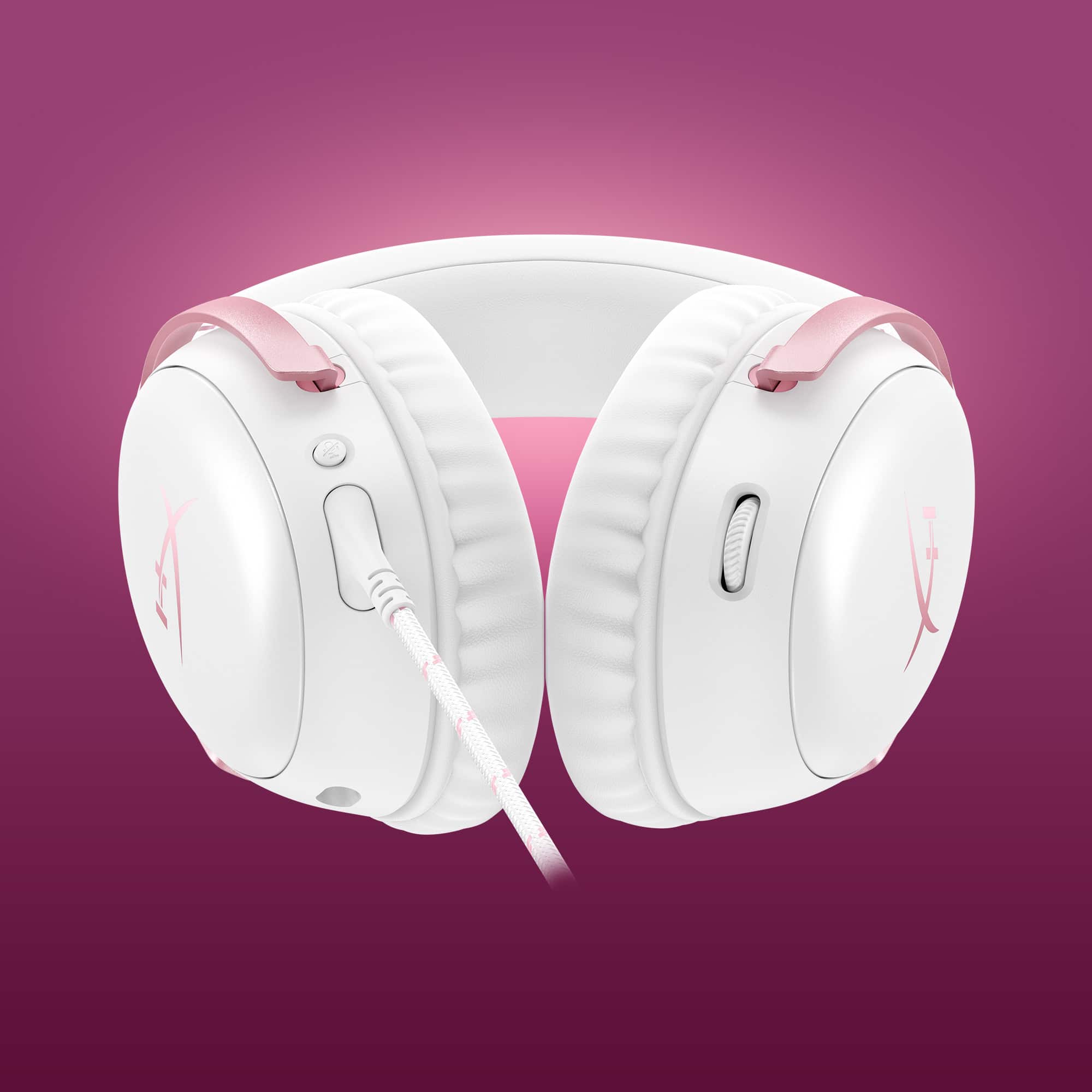 HyperX Cloud III - Gaming Headset (wit/roze) - Afbeelding 4