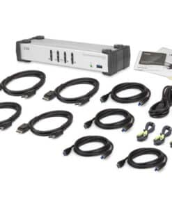 ATEN 4-poorts USB 3.0 DisplayPort KVMP-schakelaar (kabels meegeleverd) - Afbeelding 4