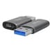 Trust Calyx USB-C naar USB-A Adapter - USB adapterset – USB-C naar USB-A – Compact ontwerp – Grijs - Afbeelding 3