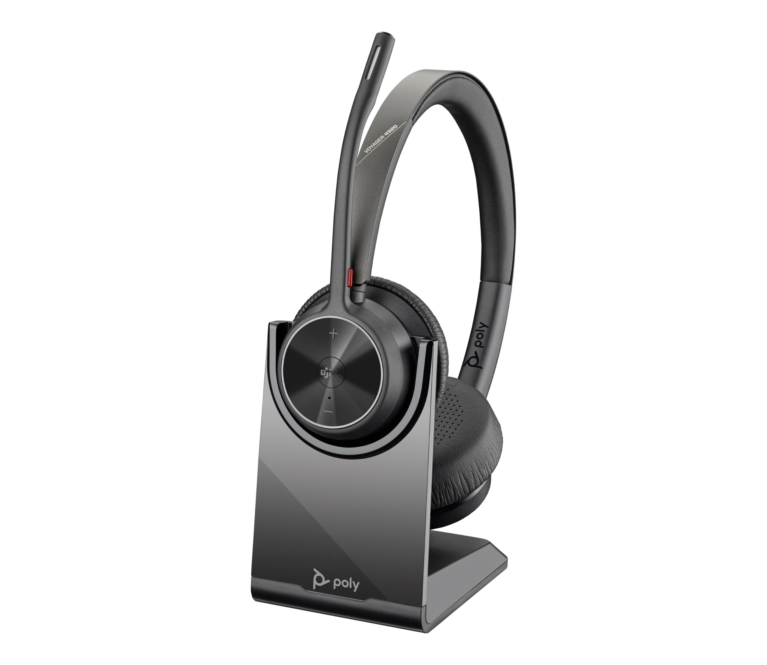 HP Poly Voyager 4320-M Microsoft Teams Certified Headset + BT700 dongle + oplaadstatief - Afbeelding 2