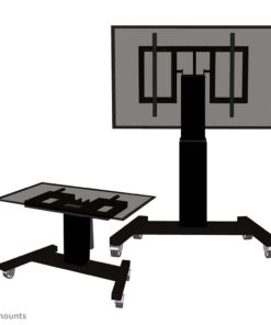 Neomounts PLASMA-M2500TBLACK TV trolley 42-100" - gemotoriseerd - tafel kantelfunctie