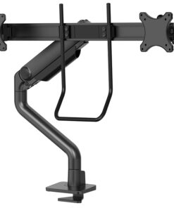 Neomounts DS75S-950BL2 Full-motion desk mount, 2x 17" - 27", 8kg, 100x100 mm, Black