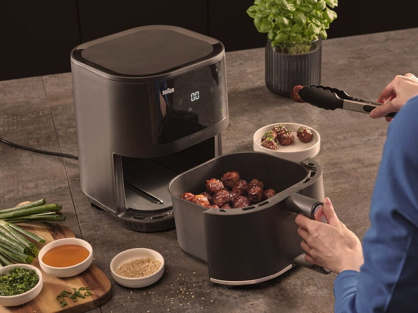 Braun MultiFry 3 Enkel 4,3 l Vrijstaand 1500 W Heteluchtfriteuse Zwart - Afbeelding 4