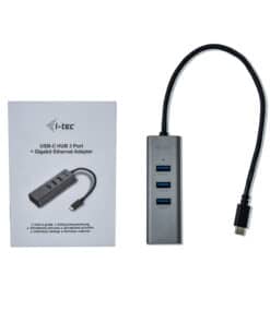 i-tec Metal USB-C HUB 3 Port + Gigabit Ethernet Adapter - Afbeelding 3