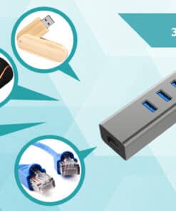 i-tec Metal USB-C HUB 3 Port + Gigabit Ethernet Adapter - Afbeelding 5