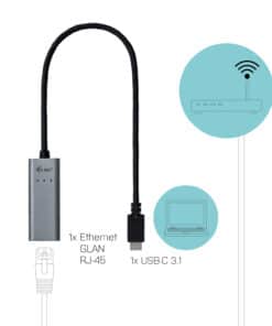 i-tec Metal USB-C Gigabit Ethernet Adapter - Afbeelding 6