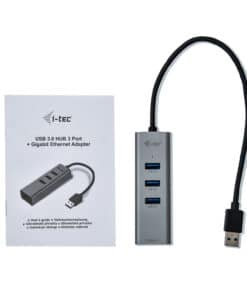 i-tec Metal USB 3.0 HUB 3 Port + Gigabit Ethernet Adapter - Afbeelding 4