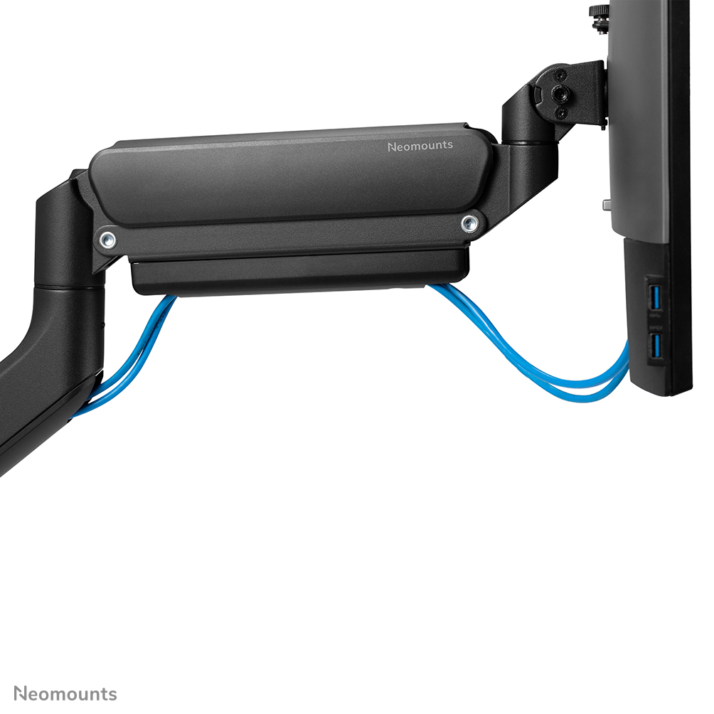 Neomounts DS70-450BL1 Full-Motion Desk Mount, 17 - 42 inch, 15 kg, , clamp & grommet - Afbeelding 8