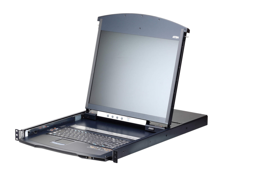 ATEN KL1108VN rack console 48,3 cm (19") Zwart 1U