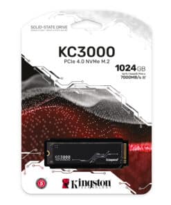 Kingston Technology 1024G KC3000 M.2 2280 NVMe SSD - Afbeelding 4