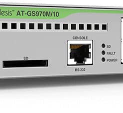 Allied Telesis AT-GS970M/10-50 Managed L3 Gigabit Ethernet (10/100/1000) Power over Ethernet (PoE) 1U Zwart, Grijs