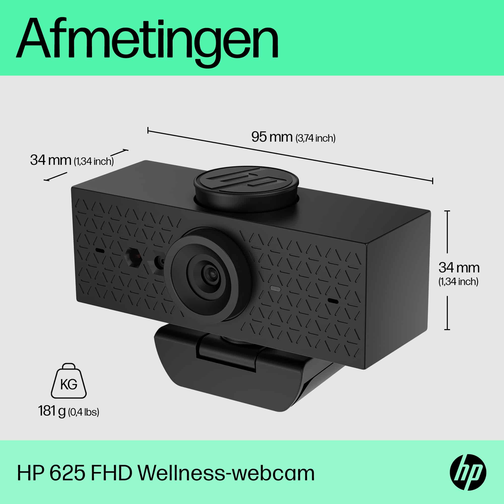 HP 625 FHD-webcam - Afbeelding 6