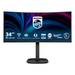 Philips 3000 series 34B2U3600C/00 computer monitor 86,4 cm (34") 3440 x 1440 Pixels Wide Quad HD LCD Zwart - Afbeelding 3