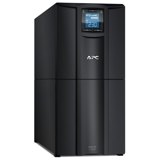 APC Smart-UPS SMC3000I Noodstroomvoeding - 8x C13, 1x C19, USB, 3000VA