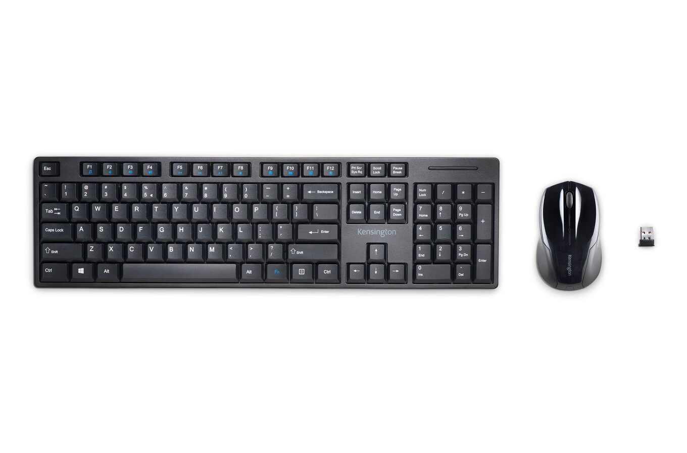 Kensington Pro Fit toetsenbord Inclusief muis Kantoor RF Draadloos AZERTY Frans Zwart - Afbeelding 2