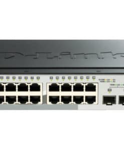 D-Link DGS-1510 Managed L3 Gigabit Ethernet (10/100/1000) Power over Ethernet (PoE) Zwart