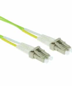 ACT 1 meter LSZH Multimode 50/125 OM5 glasvezel patchkabel duplex met LC connectoren