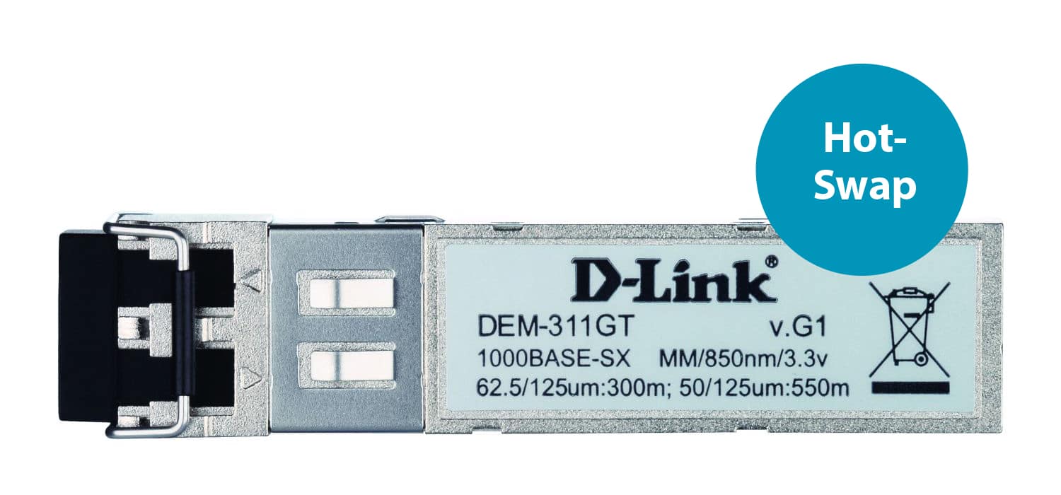D-Link DEM-311GT netwerk transceiver module Vezel-optiek 1000 Mbit/s SFP 850 nm - Afbeelding 3
