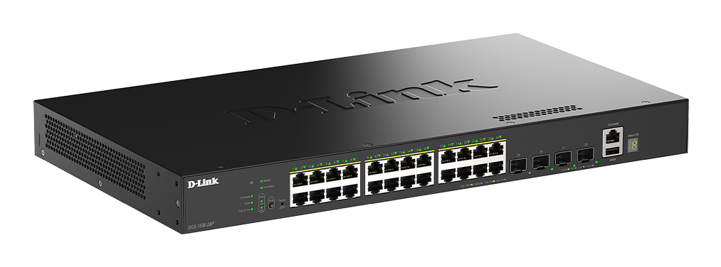 D-Link DGS-1530-28P/E netwerk-switch Managed L2 Gigabit Ethernet (10/100/1000) Power over Ethernet (PoE) Zwart - Afbeelding 2