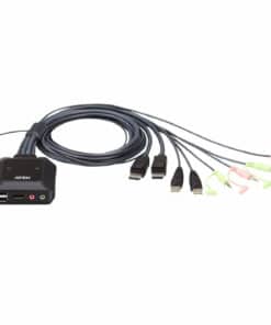 ATEN 2-poorts USB DisplayPort-kabel KVM-switch met externe poortselectieschakelaar - Afbeelding 6