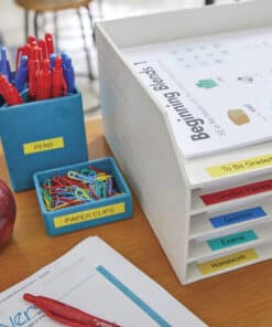 DYMO originele D1 labels | Zwarte Tekst op Geel Label | 12 mm x 7 m | Zelfklevende etiketten voor de LabelManager labelprinter | gemaakt in Europa - Afbeelding 4
