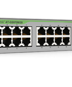 Allied Telesis GS970M Managed L3 Gigabit Ethernet (10/100/1000) 1U Grijs