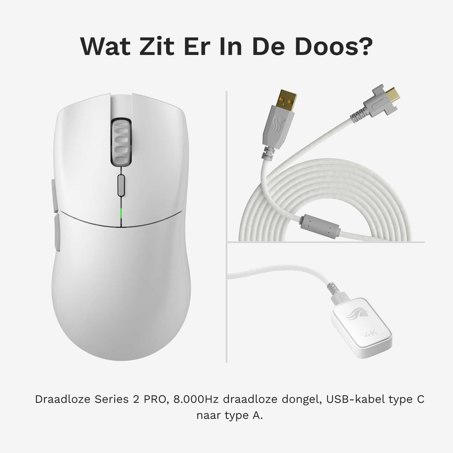 Glorious Gaming Series 2 PRO muis Gamen Rechtshandig RF Wireless + USB Type-C Optisch 26000 DPI - Afbeelding 8