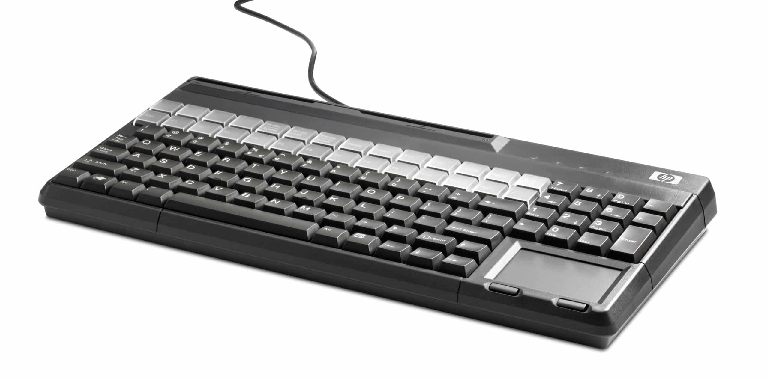 HP USB-toetsenbord met magneetstriplezer voor POS