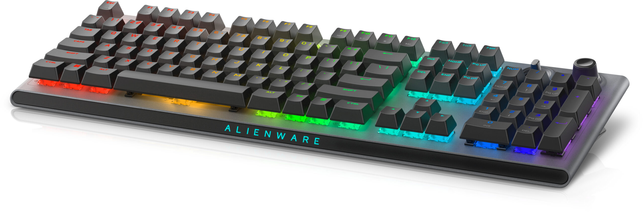 Alienware Tri-Mode AW920K toetsenbord Gamen USB + RF Wireless + Bluetooth Grijs - Afbeelding 4