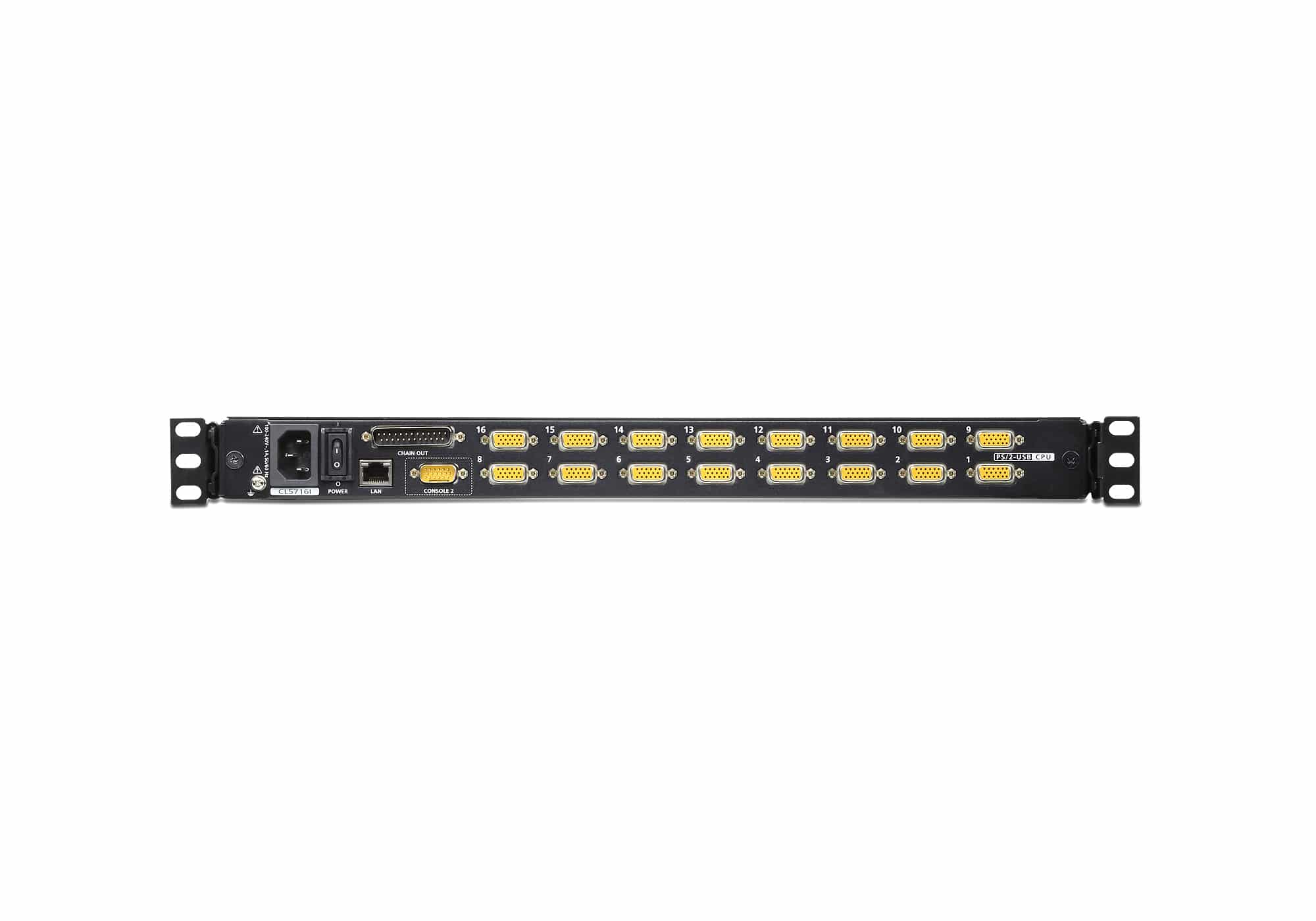ATEN CL5716IM-ATA-2XK06SG rack console 43,2 cm (17") Zwart 1U