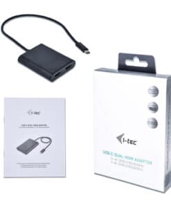 i-tec C31DUAL4KHDMI USB grafische adapter 3840 x 2160 Pixels Zwart - Afbeelding 4