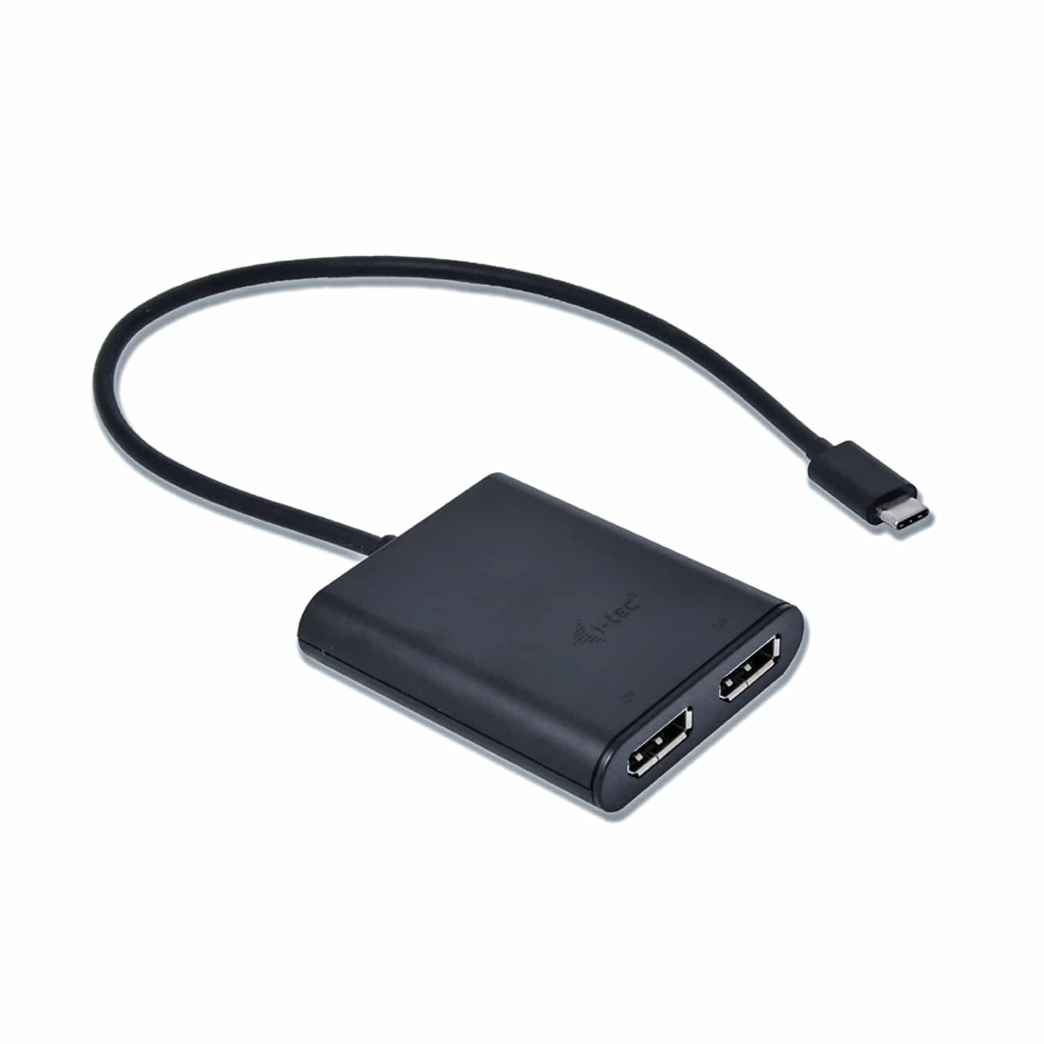 i-tec C31DUAL4KDP USB grafische adapter 3840 x 2160 Pixels Zwart - Afbeelding 2