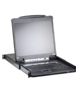 ATEN CL5708IM rack console 43,2 cm (17") 1280 x 1024 Pixels Metaal, Kunststof Zwart 1U - Afbeelding 4
