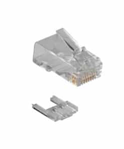 ACT RJ45 (8P/8C) CAT6 modulaire connector voor ronde kabel met massieve of soepele aders - Afbeelding 3