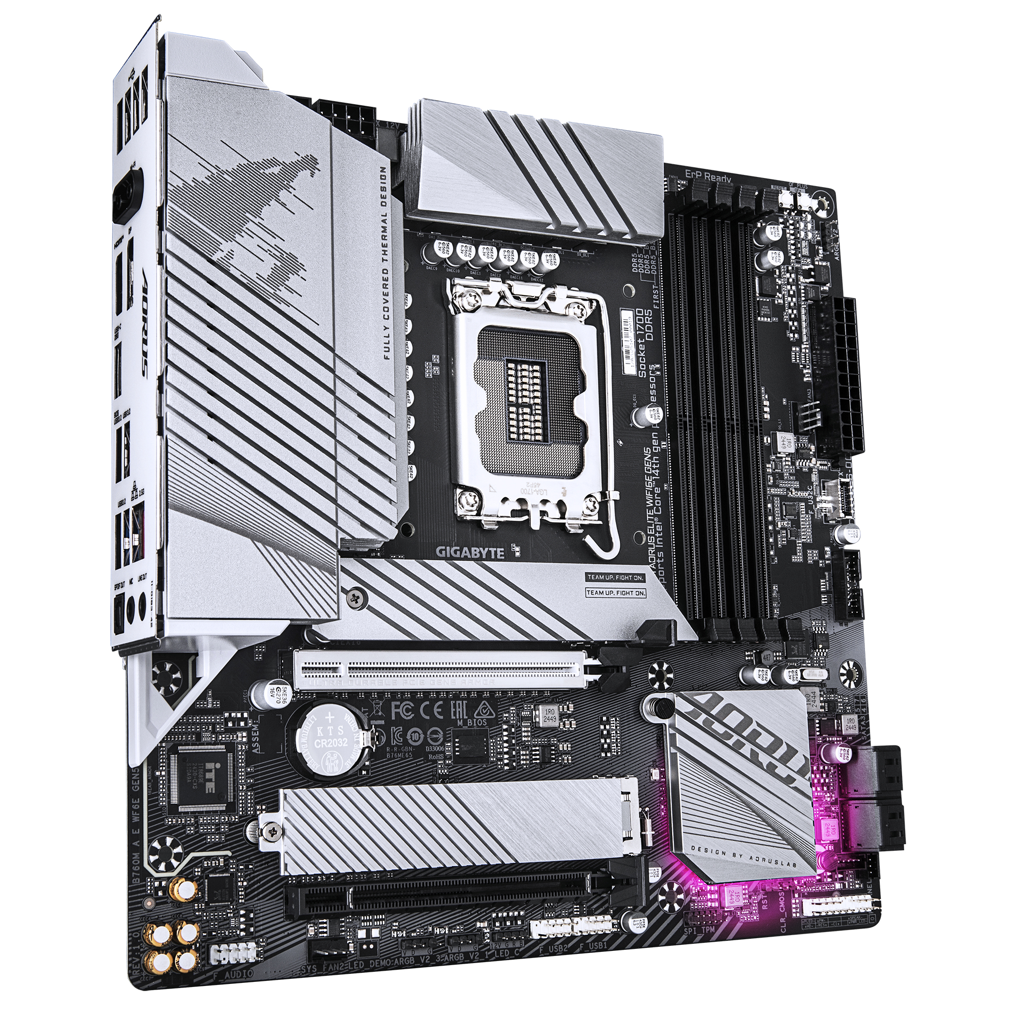 GIGABYTE B760M AORUS ELITE WIFI6E GEN5 Intel B760 LGA 1700 micro ATX - Afbeelding 3
